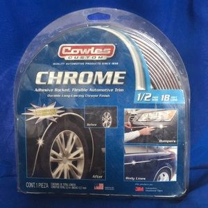 NIP Cowles Custom Chrome Trim 1/2” W, 18-feet